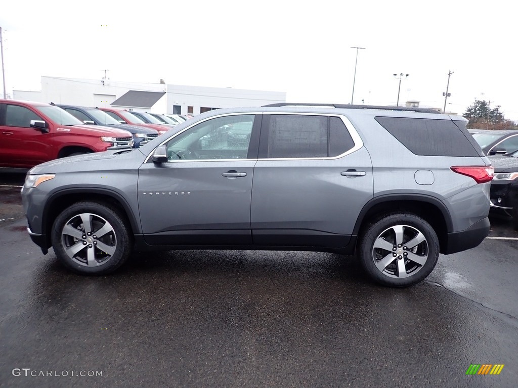 Satin Steel Metallic 2020 Chevrolet Traverse LT AWD Exterior Photo #136274399