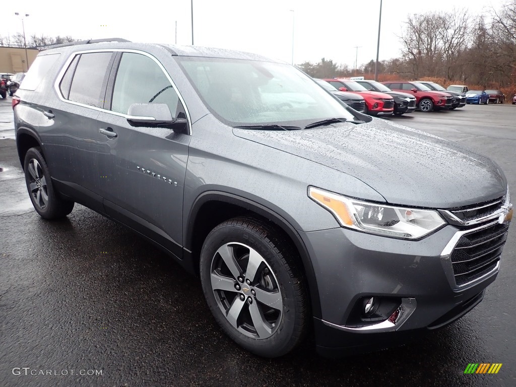 Satin Steel Metallic 2020 Chevrolet Traverse LT AWD Exterior Photo #136274534