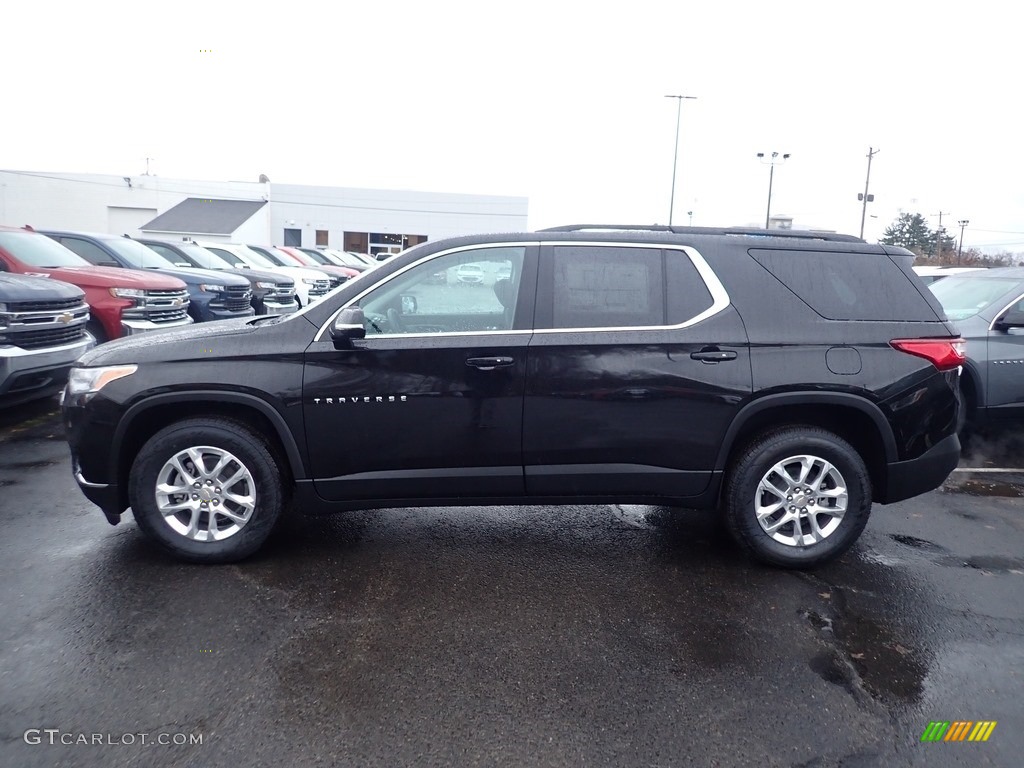 Mosaic Black Metallic 2020 Chevrolet Traverse LT AWD Exterior Photo #136274909