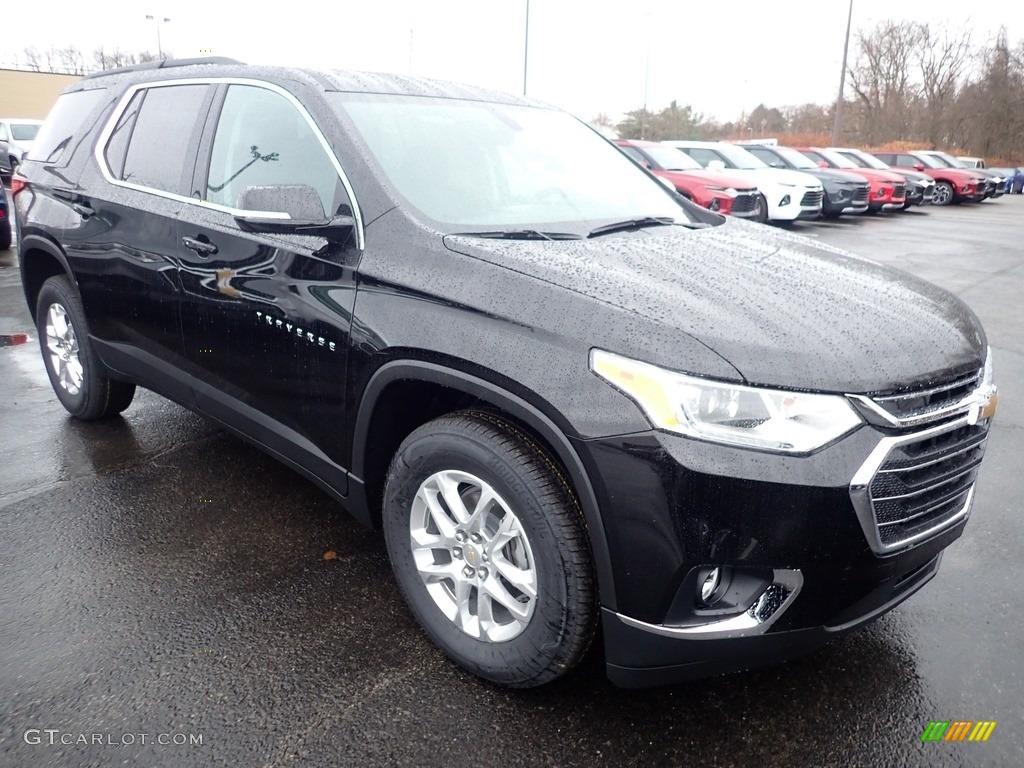 Mosaic Black Metallic 2020 Chevrolet Traverse LT AWD Exterior Photo #136275056