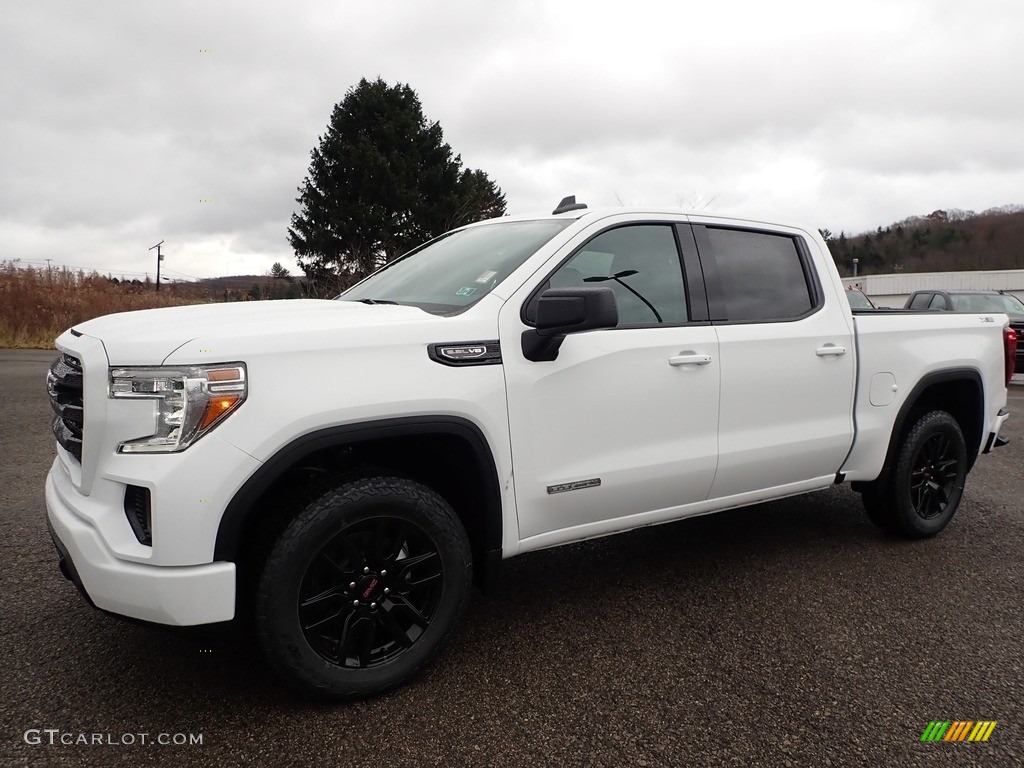 Summit White 2020 GMC Sierra 1500 Elevation Crew Cab 4WD Exterior Photo #136275221