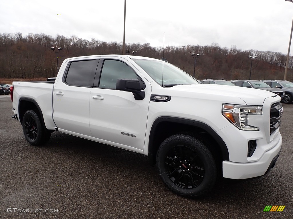 Summit White 2020 GMC Sierra 1500 Elevation Crew Cab 4WD Exterior Photo #136275275