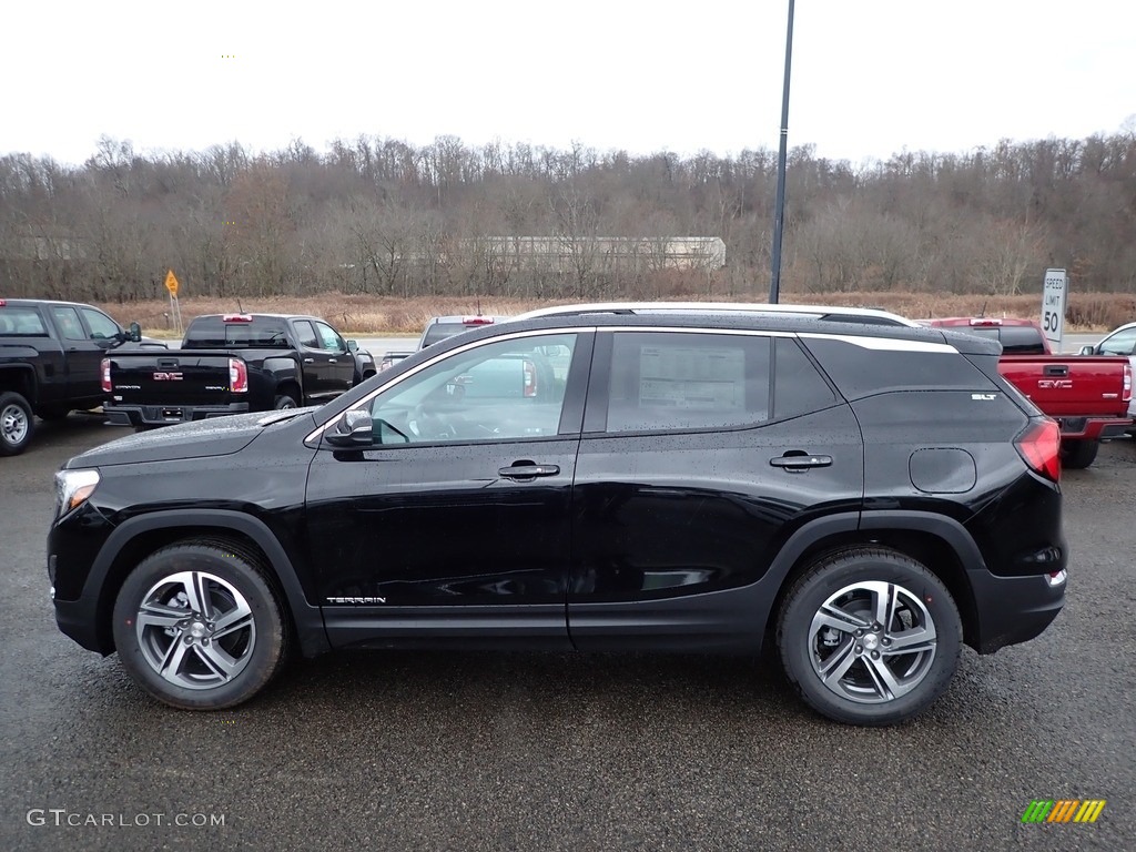 Ebony Twilight Metallic 2020 GMC Terrain SLT AWD Exterior Photo #136275968