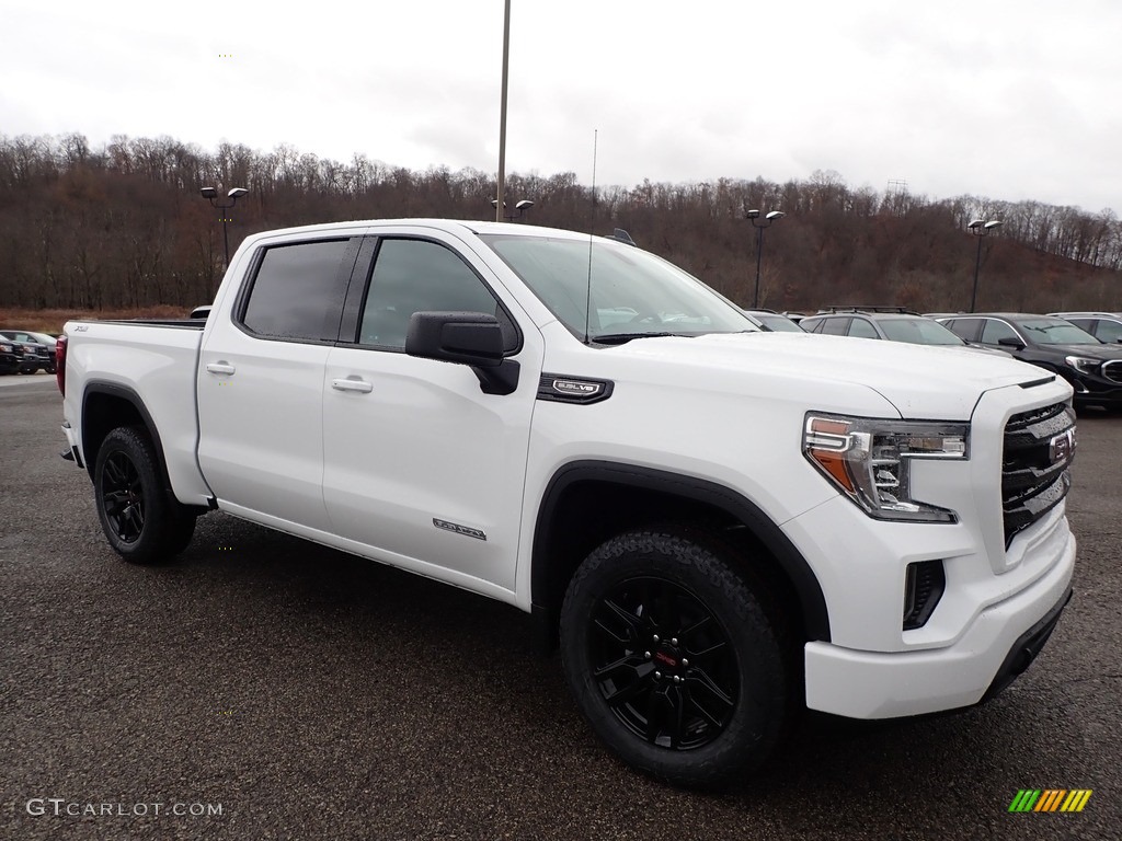 Summit White 2020 GMC Sierra 1500 Elevation Crew Cab 4WD Exterior Photo #136276322