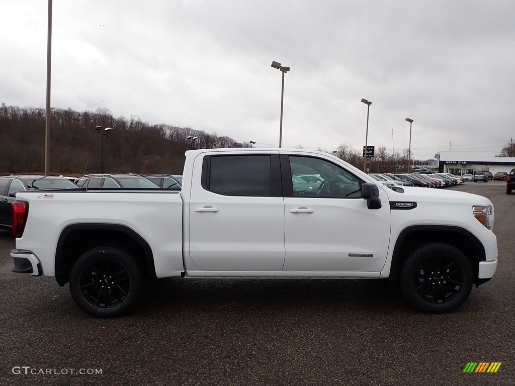 Summit White 2020 GMC Sierra 1500 Elevation Crew Cab 4WD Exterior Photo #136276343