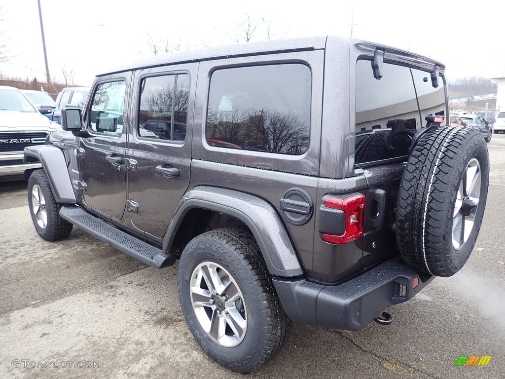 2020 Wrangler Unlimited Sahara 4x4 - Granite Crystal Metallic / Black photo #3