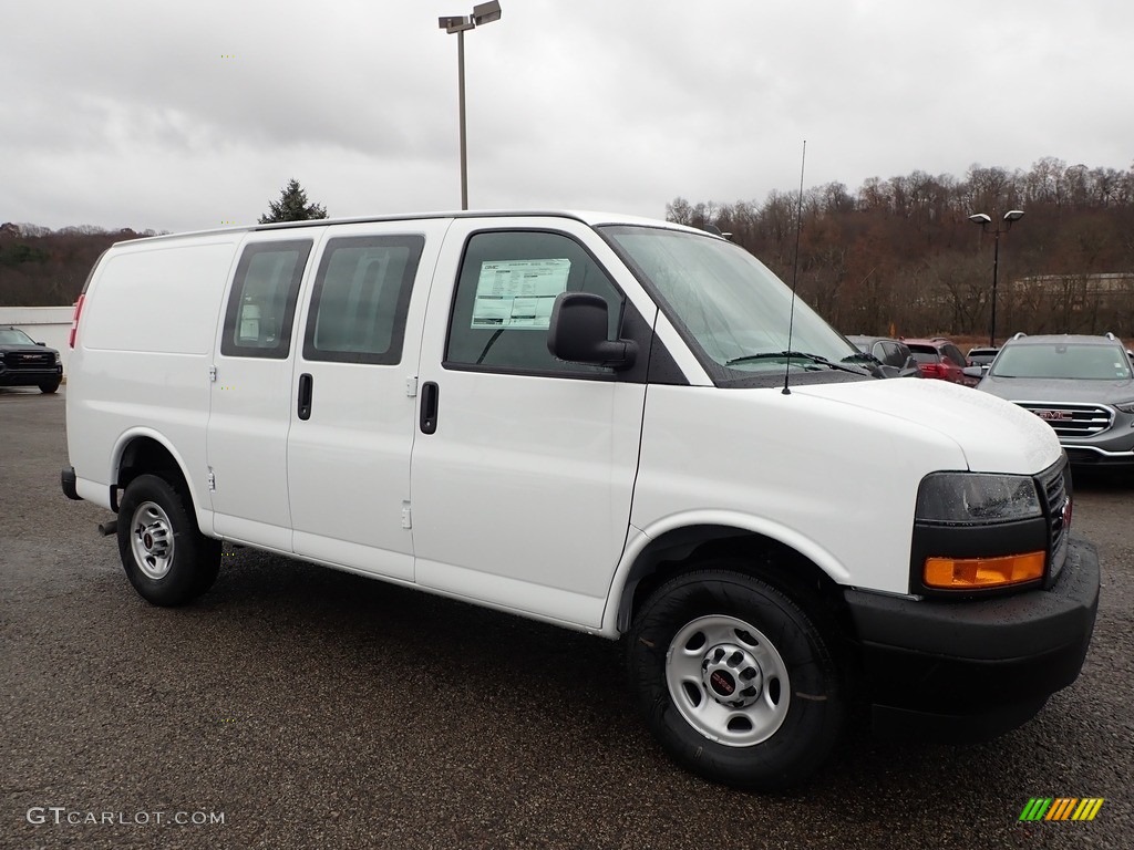 Summit White 2020 GMC Savana Van 2500 Cargo Exterior Photo #136277861