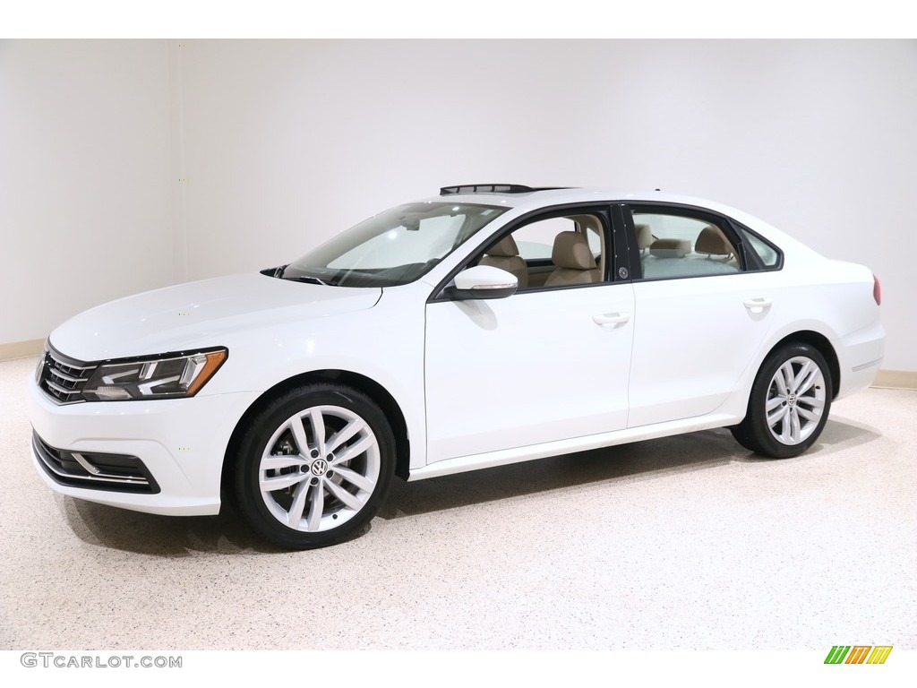 Pure White 2019 Volkswagen Passat Wolfsburg Exterior Photo #136277864