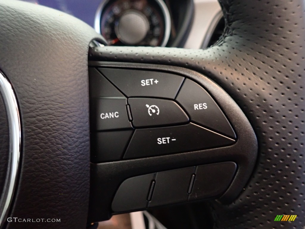 2019 Dodge Challenger R/T Scat Pack Widebody Black Steering Wheel Photo #136278800
