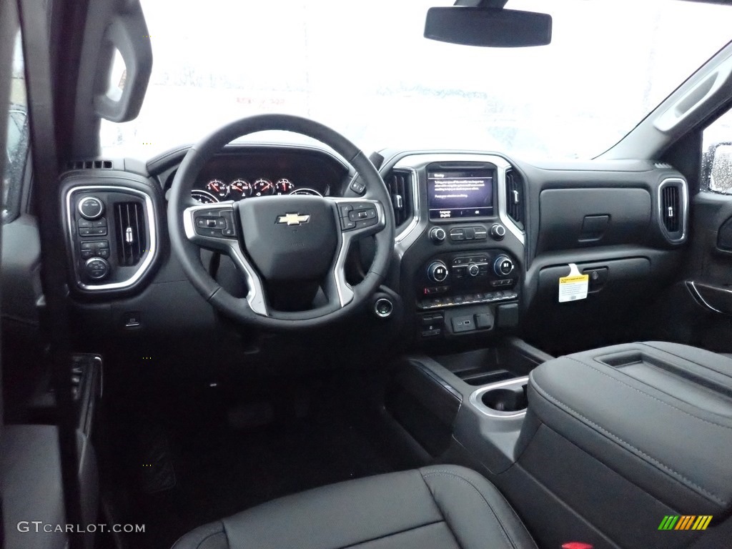 Jet Black Interior 2020 Chevrolet Silverado 1500 LTZ Crew Cab 4x4 Photo #136278974