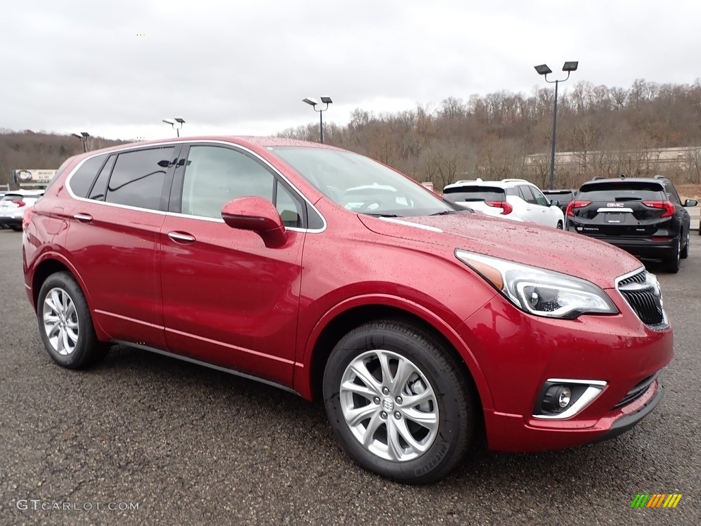 Chili Red Metallic 2020 Buick Envision Preferred AWD Exterior Photo #136279391