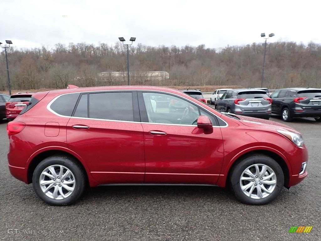 Chili Red Metallic 2020 Buick Envision Preferred AWD Exterior Photo #136279415