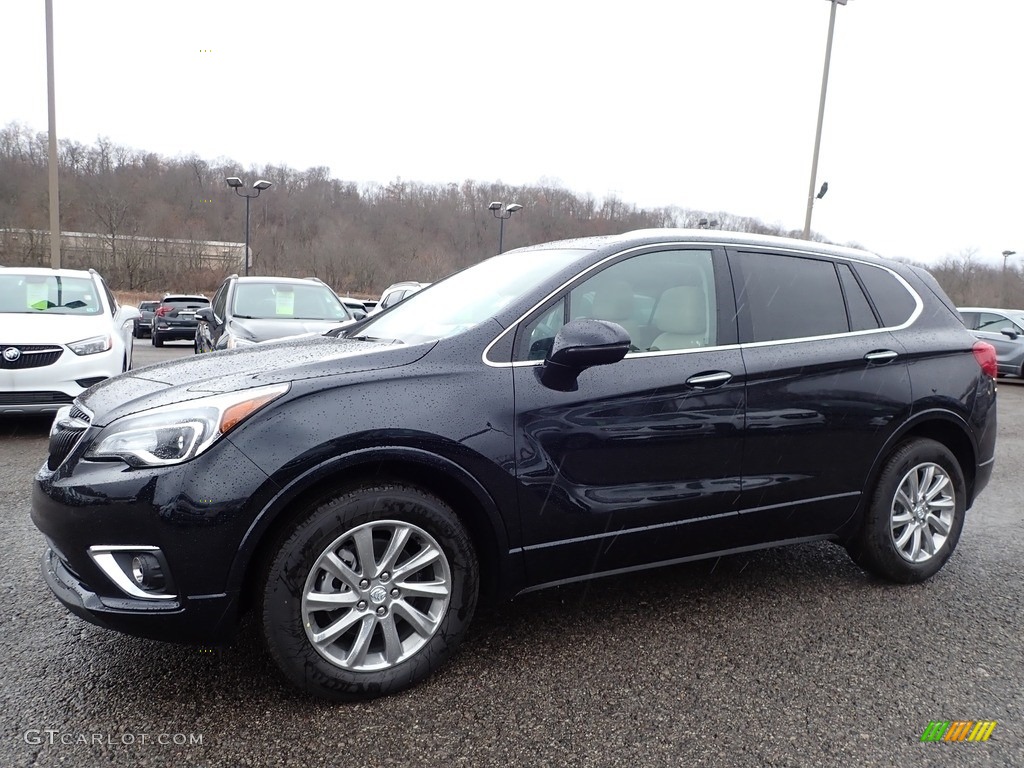 Dark Moon Blue Metallic 2020 Buick Envision Essence AWD Exterior Photo #136279838