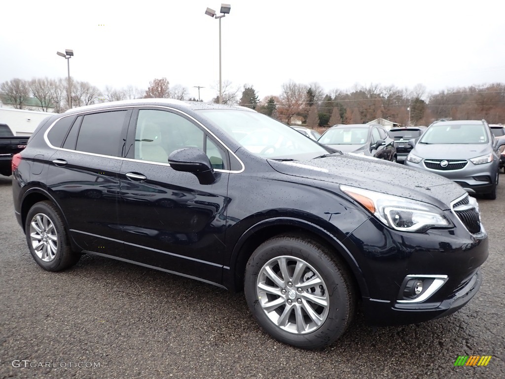 Dark Moon Blue Metallic 2020 Buick Envision Essence AWD Exterior Photo #136279892