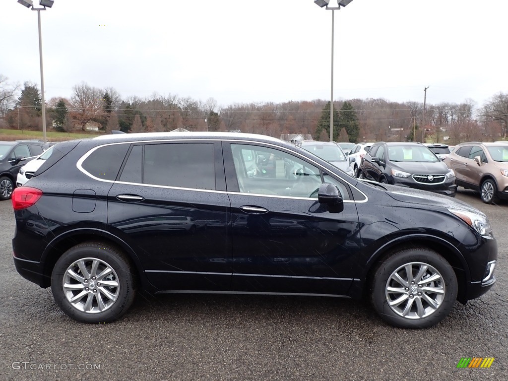 Dark Moon Blue Metallic 2020 Buick Envision Essence AWD Exterior Photo #136279920
