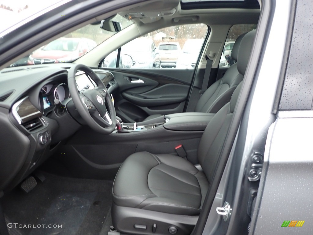 Ebony Interior 2020 Buick Envision Essence AWD Photo #136280660