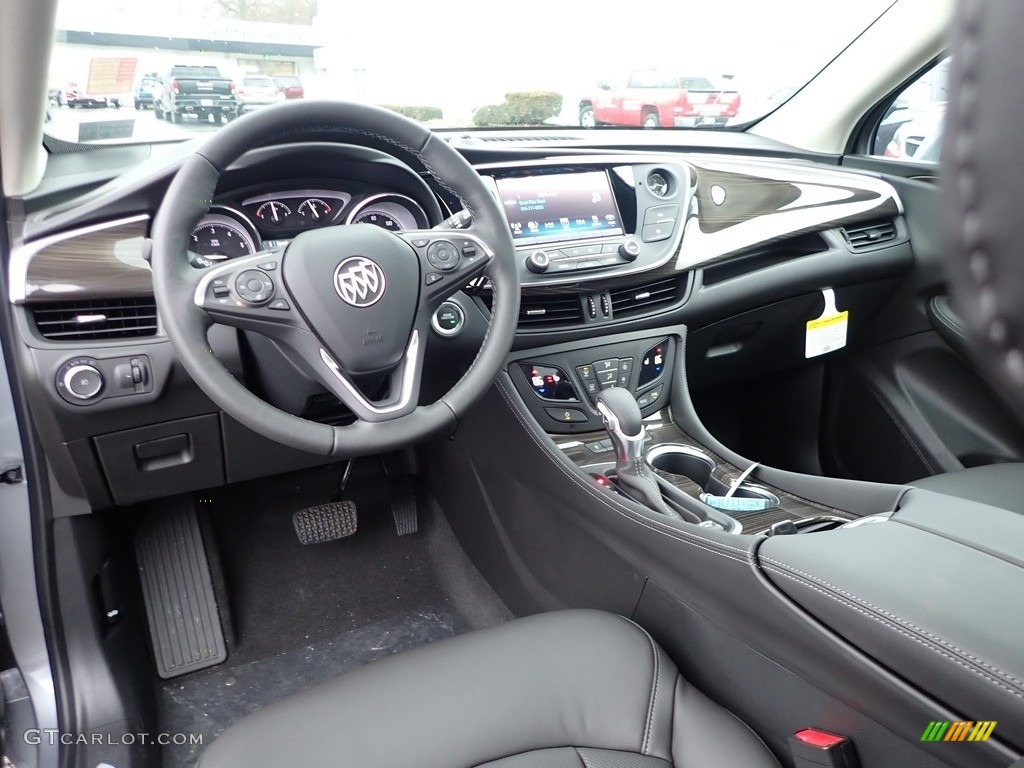 Ebony Interior 2020 Buick Envision Essence AWD Photo #136280717