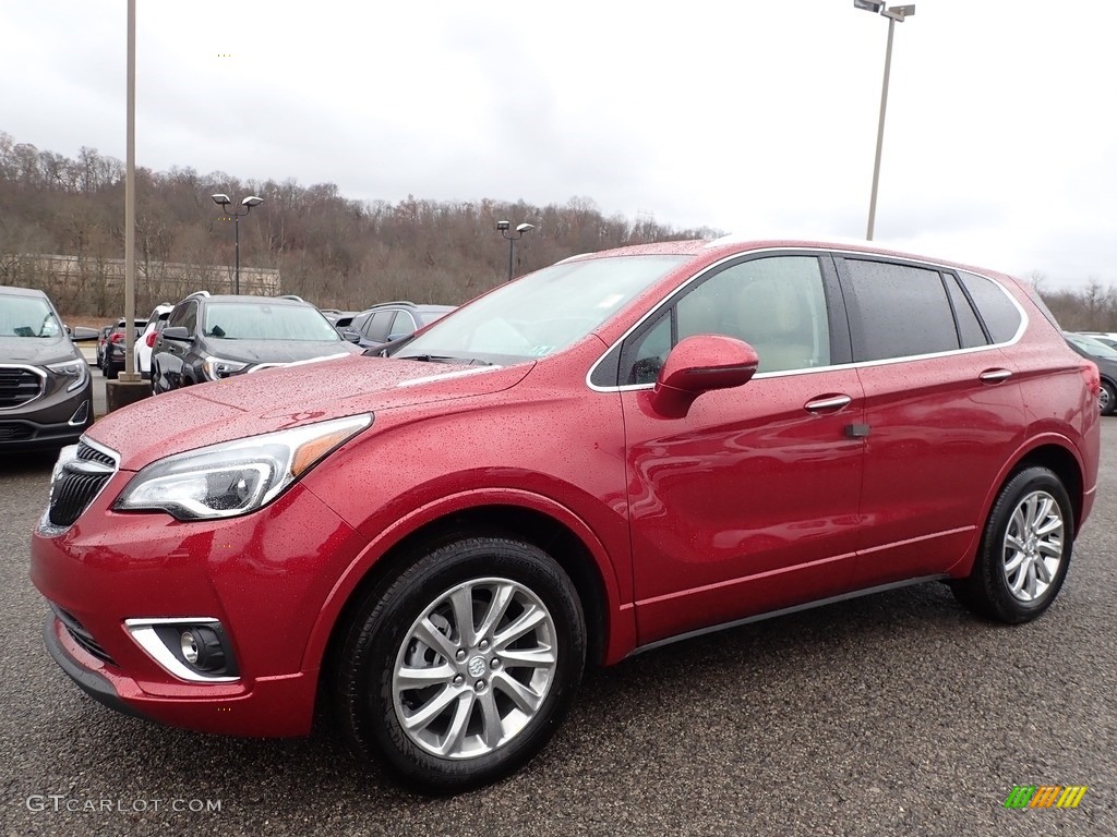 Chili Red Metallic 2020 Buick Envision Essence AWD Exterior Photo #136280858