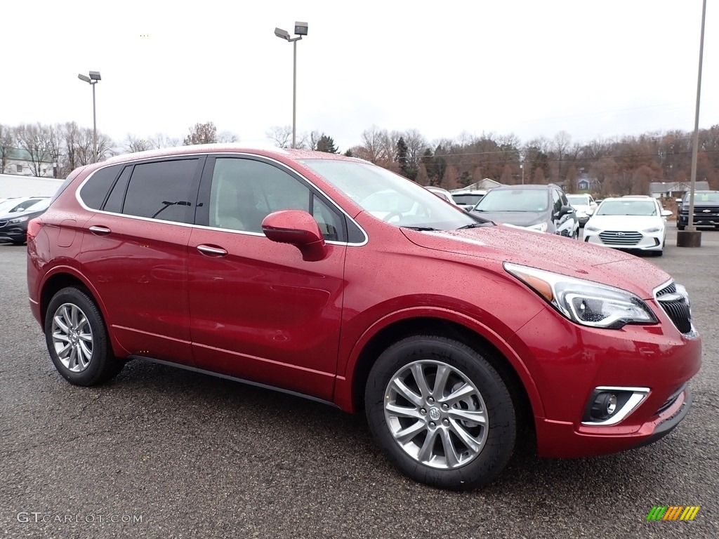 Chili Red Metallic 2020 Buick Envision Essence AWD Exterior Photo #136280924