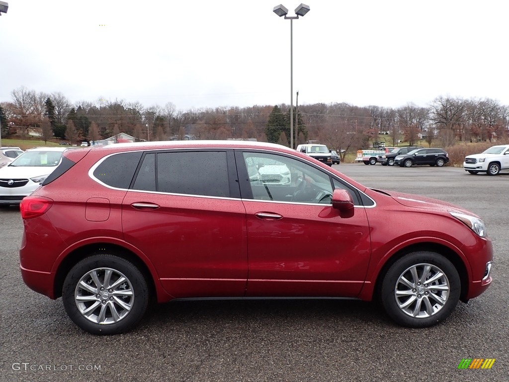 Chili Red Metallic 2020 Buick Envision Essence AWD Exterior Photo #136280954
