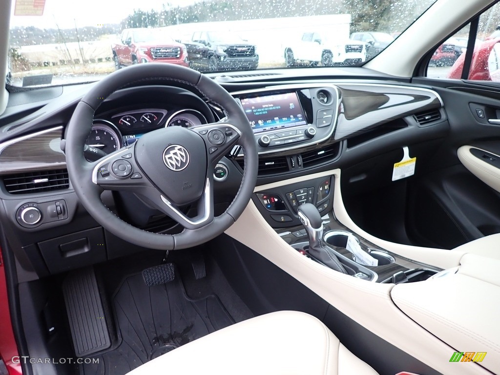 Light Neutral Interior 2020 Buick Envision Essence AWD Photo #136281281