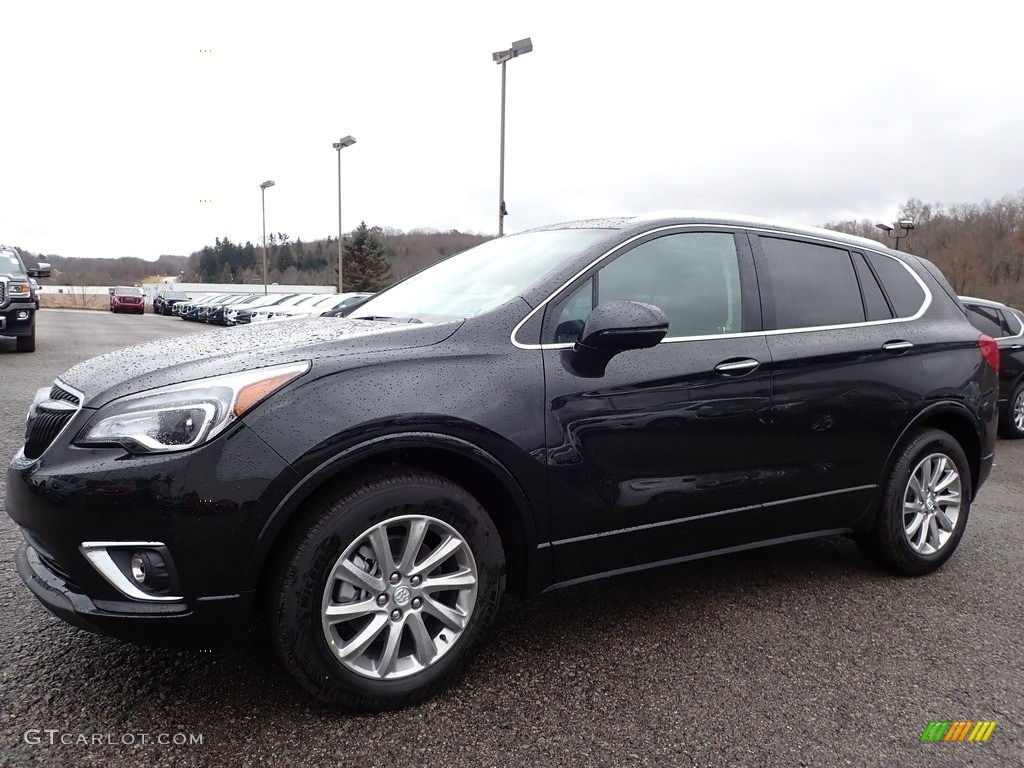 Ebony Twilight Metallic 2020 Buick Envision Essence AWD Exterior Photo #136281455