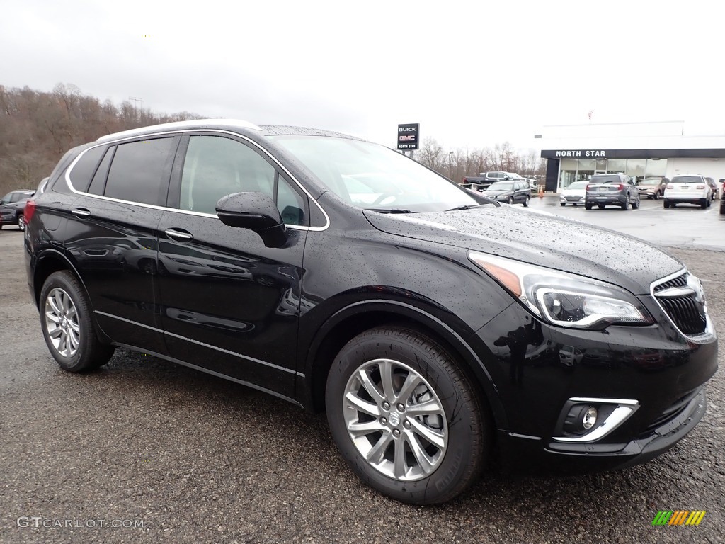 Ebony Twilight Metallic 2020 Buick Envision Essence AWD Exterior Photo #136281515