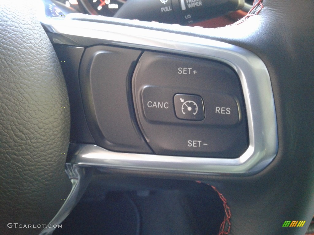 2020 Jeep Gladiator Rubicon 4x4 Black Steering Wheel Photo #136281734