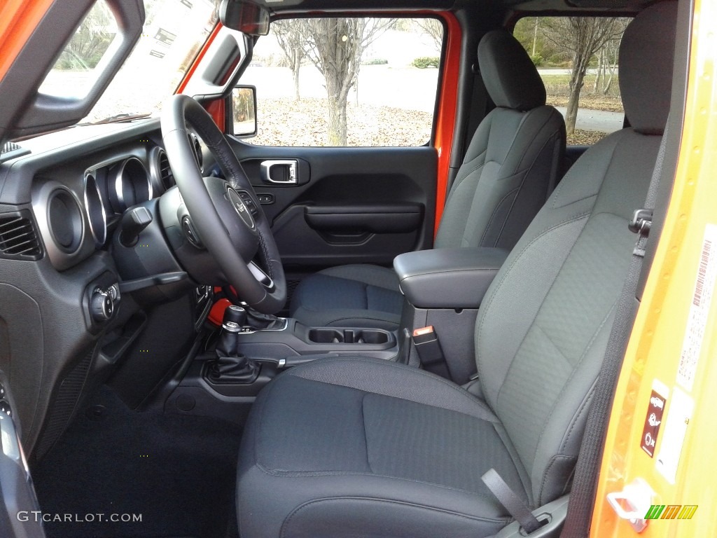 Black Interior 2020 Jeep Gladiator Sport 4x4 Photo #136283639