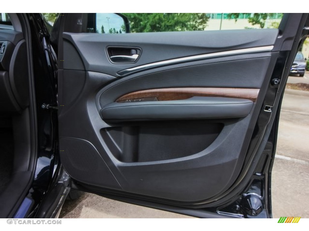 2019 Acura MDX Technology Ebony Door Panel Photo #136283852
