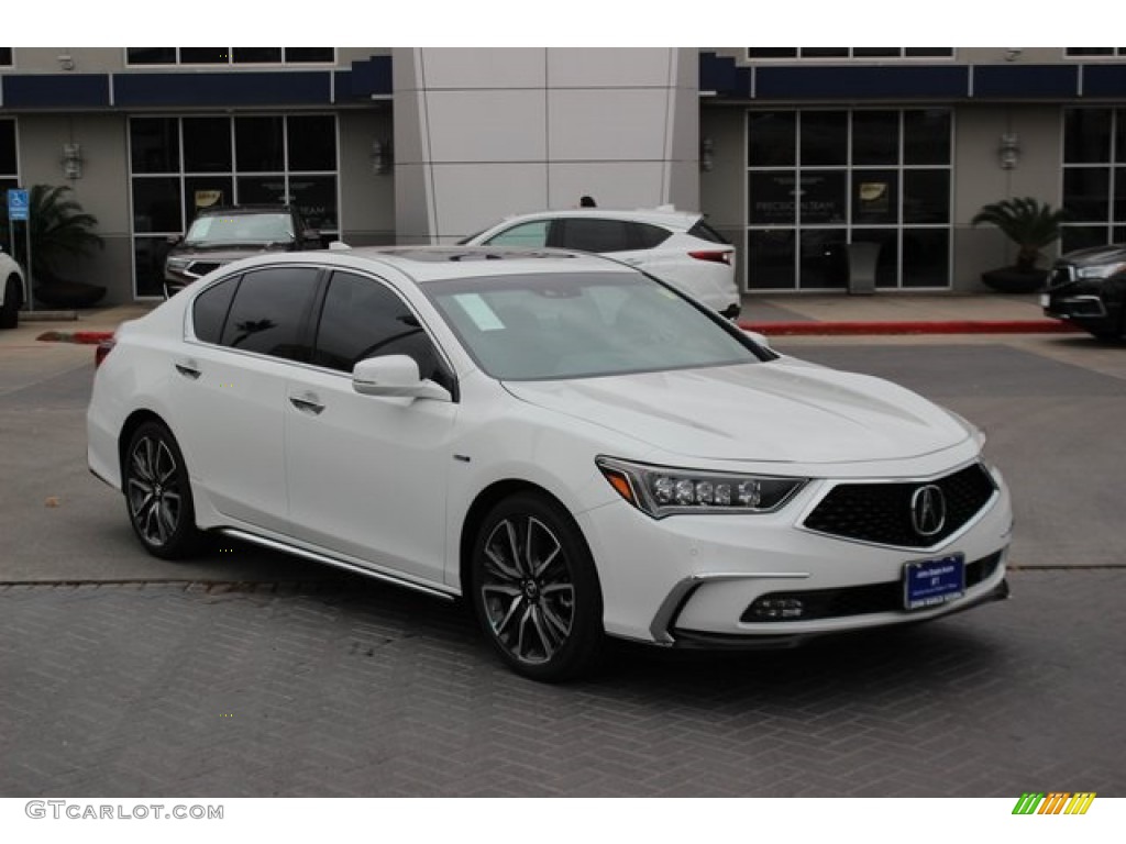 Platinum White Pearl 2020 Acura RLX Sport Hybrid SH-AWD Exterior Photo #136284197