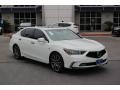 Platinum White Pearl 2020 Acura RLX Sport Hybrid SH-AWD Exterior