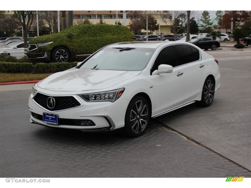 Platinum White Pearl 2020 Acura RLX Sport Hybrid SH-AWD Exterior Photo #136284226