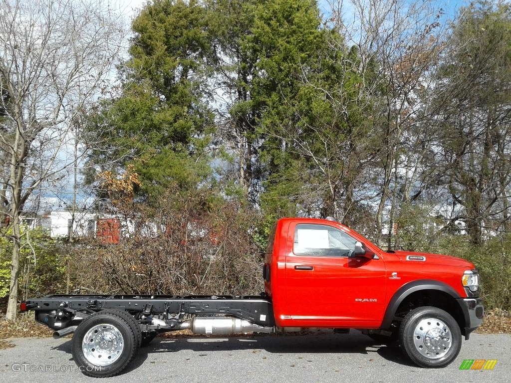 Flame Red 2019 Ram 5500 Tradesman Regular Cab 4x4 Chassis Exterior Photo #136284563
