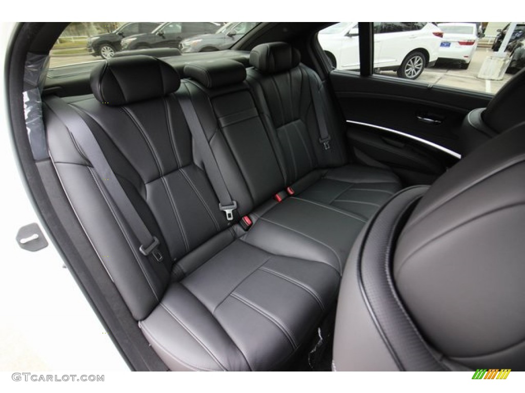 Ebony Interior 2020 Acura RLX Sport Hybrid SH-AWD Photo #136284592