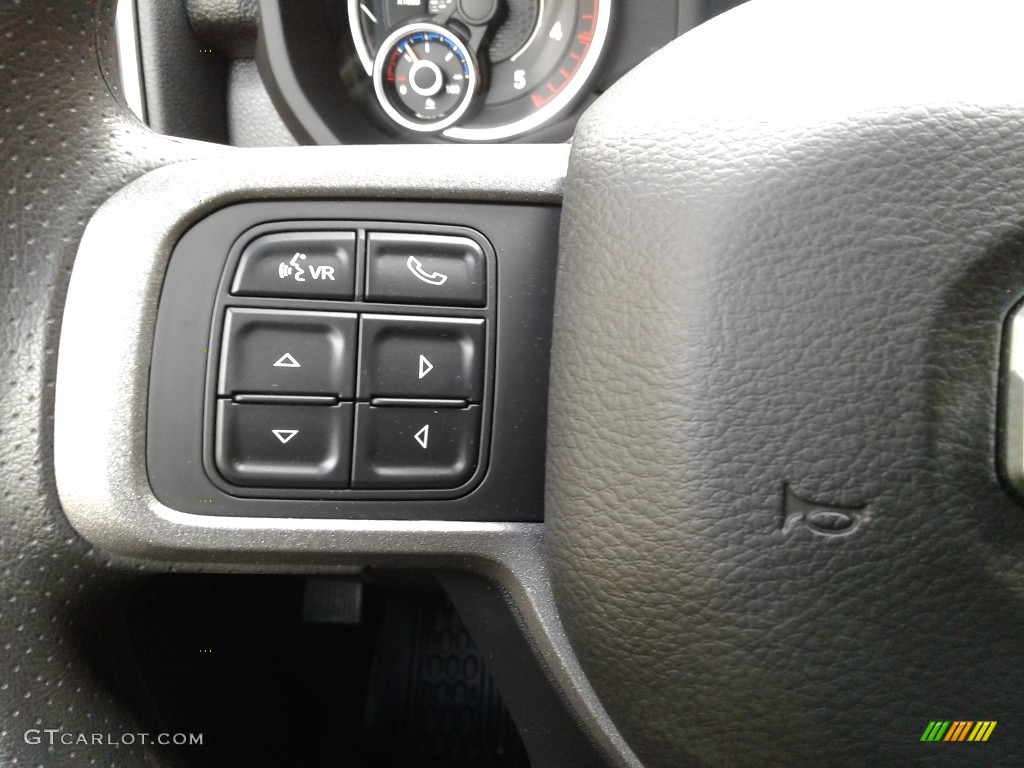 2019 Ram 5500 Tradesman Regular Cab 4x4 Chassis Black/Diesel Gray Steering Wheel Photo #136284875