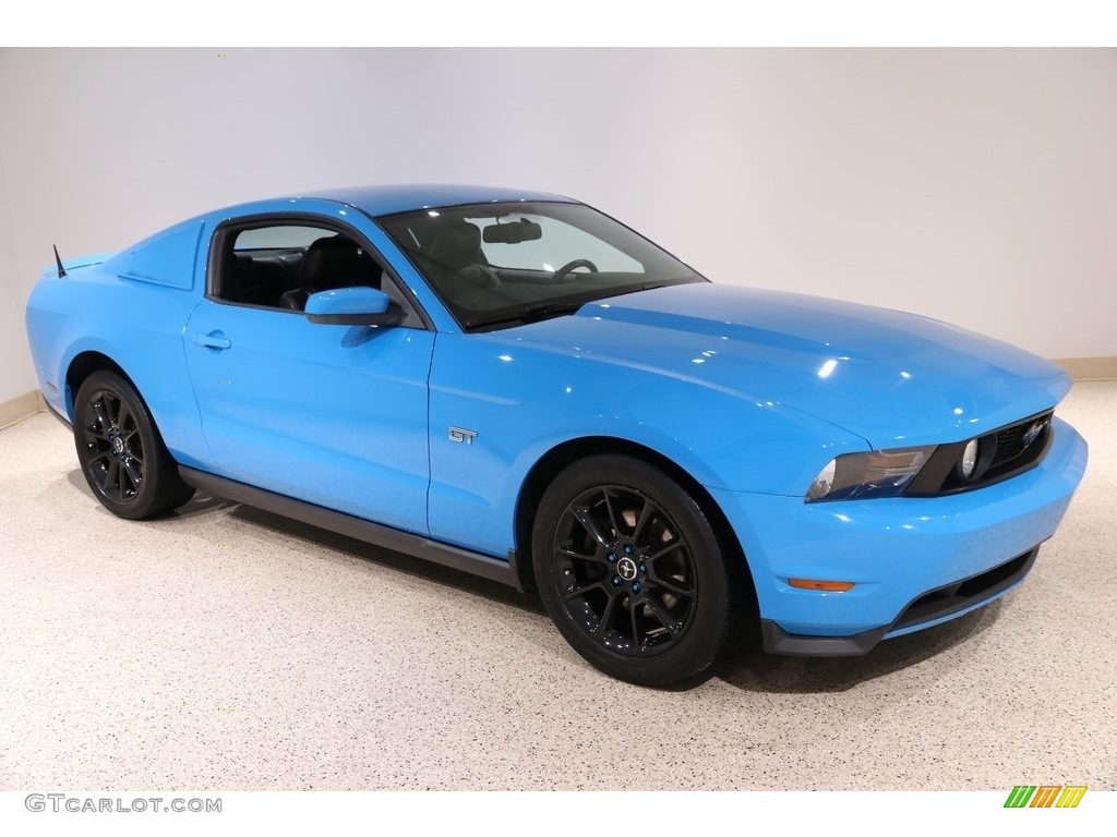 Grabber Blue Ford Mustang