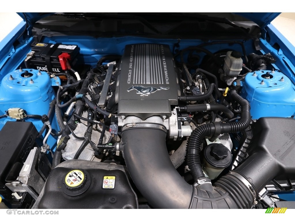 2010 Mustang GT Premium Coupe - Grabber Blue / Charcoal Black photo #16