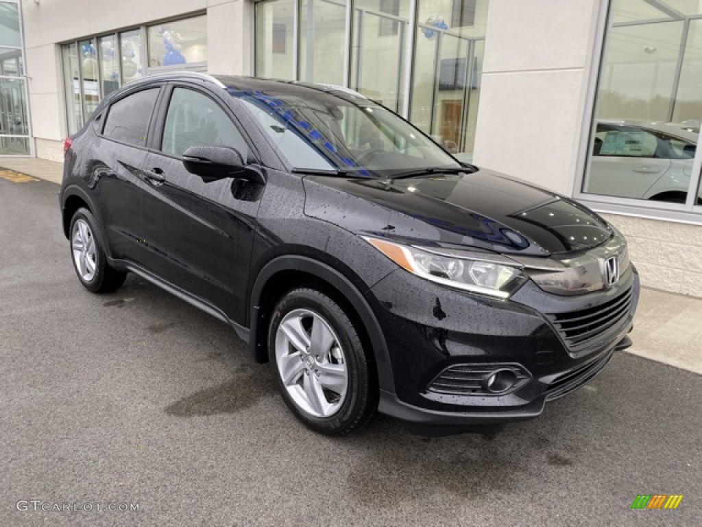 Crystal Black Pearl 2020 Honda HR-V EX AWD Exterior Photo #136288406