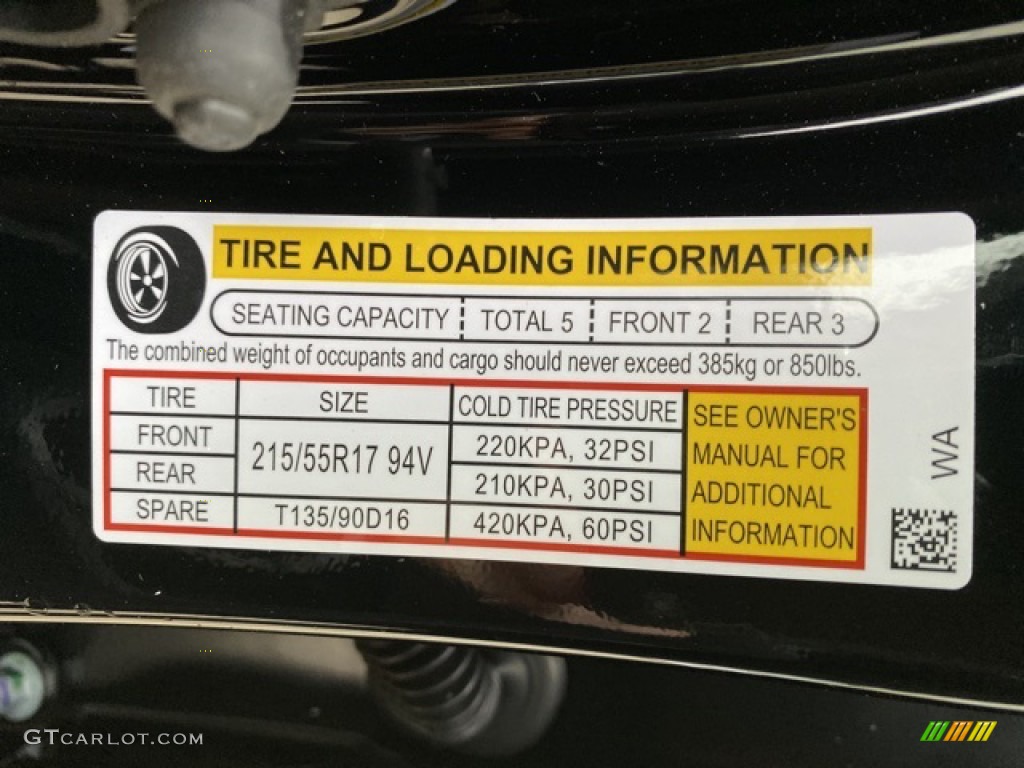 2020 Honda HR-V EX AWD Info Tag Photo #136288457