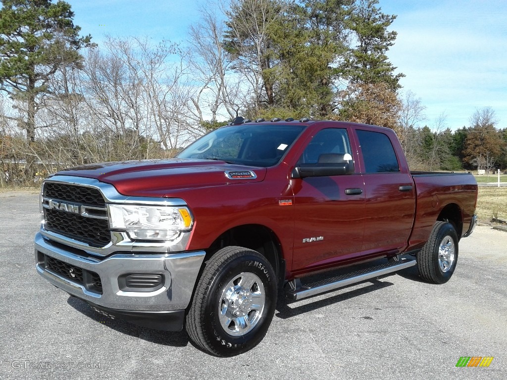 2019 2500 Tradesman Crew Cab 4x4 - Delmonico Red Pearl / Black photo #2