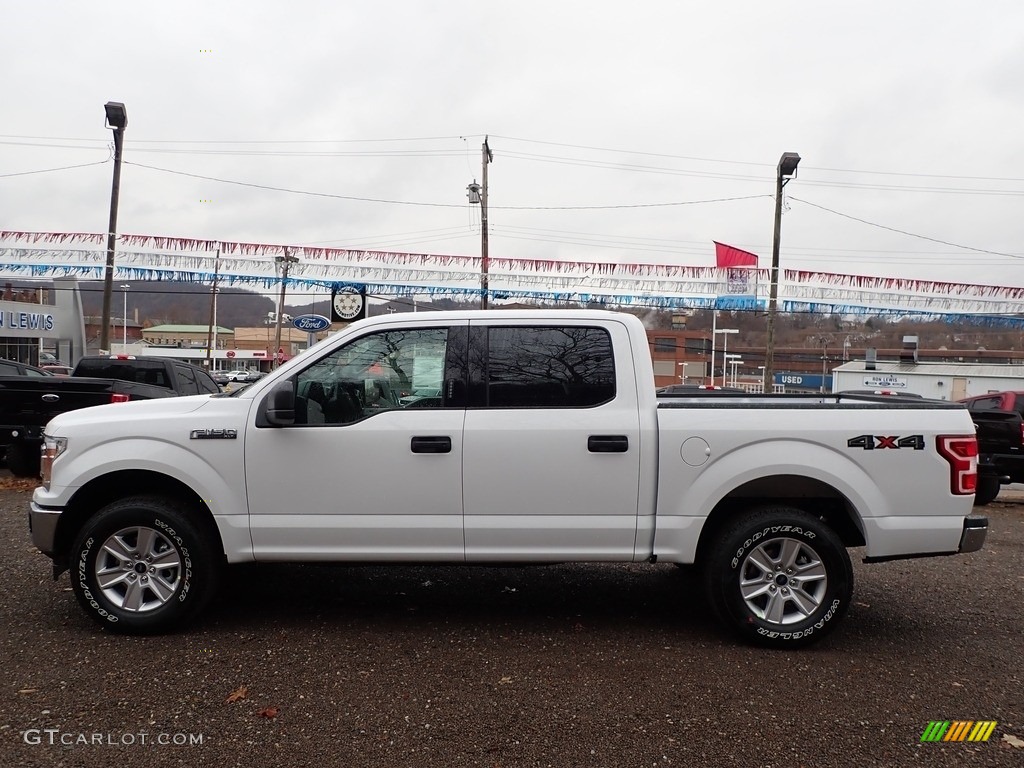 2019 F150 XLT SuperCrew 4x4 - Oxford White / Earth Gray photo #5