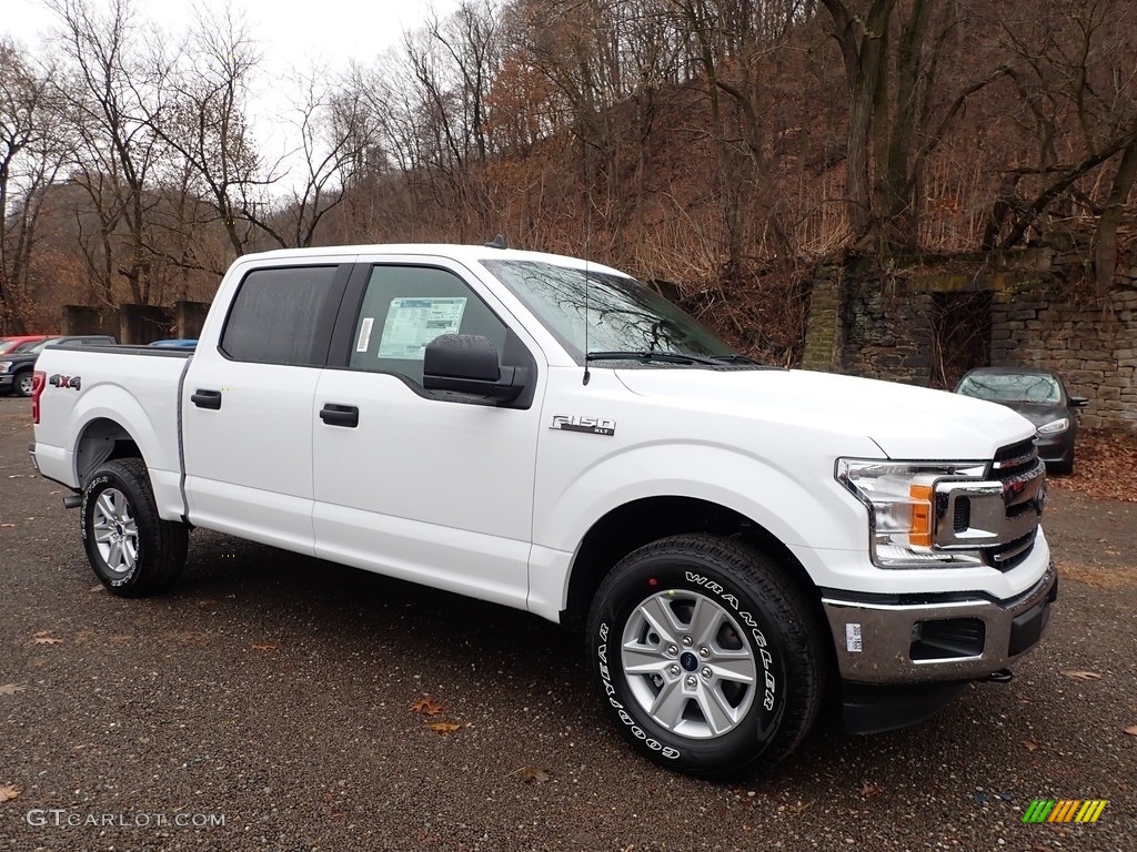 Oxford White 2019 Ford F150 XLT SuperCrew 4x4 Exterior Photo #136290542