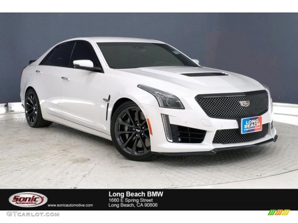 2016 Crystal White Tricoat Cadillac CTS CTS-V Sedan #136289240 ...