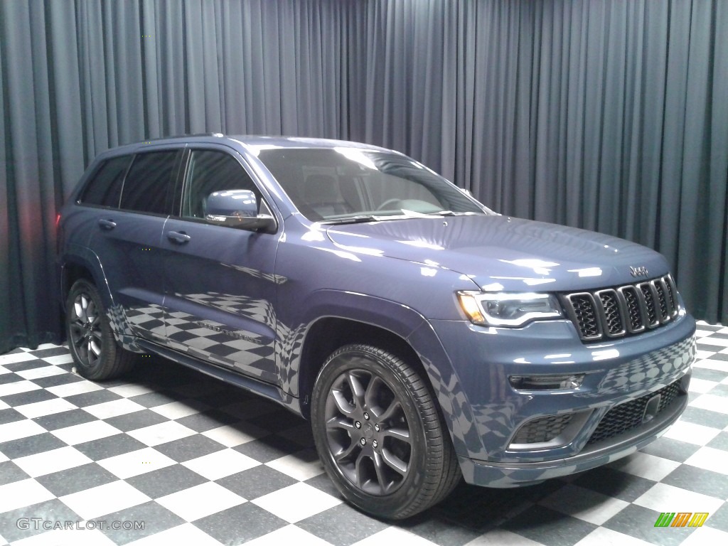 2020 Grand Cherokee High Altitude 4x4 - Slate Blue Pearl / Black photo #4