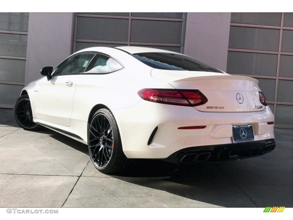 2020 C AMG 63 S Coupe - designo Diamond White Metallic / Red Pepper/Black photo #10