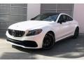 designo Diamond White Metallic 2020 Mercedes-Benz C AMG 63 S Coupe Exterior