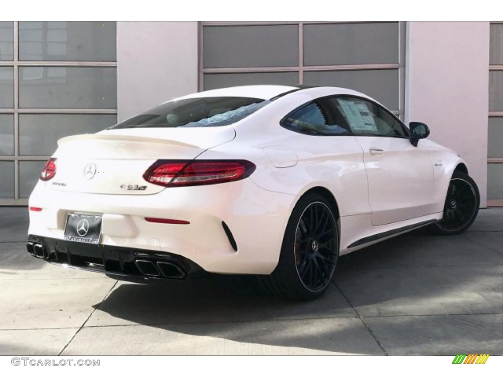 2020 C AMG 63 S Coupe - designo Diamond White Metallic / Red Pepper/Black photo #16