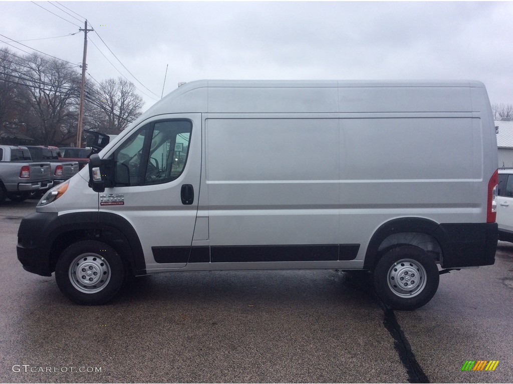 Bright Silver Metallic 2019 Ram ProMaster 1500 High Roof Cargo Van Exterior Photo #136296215