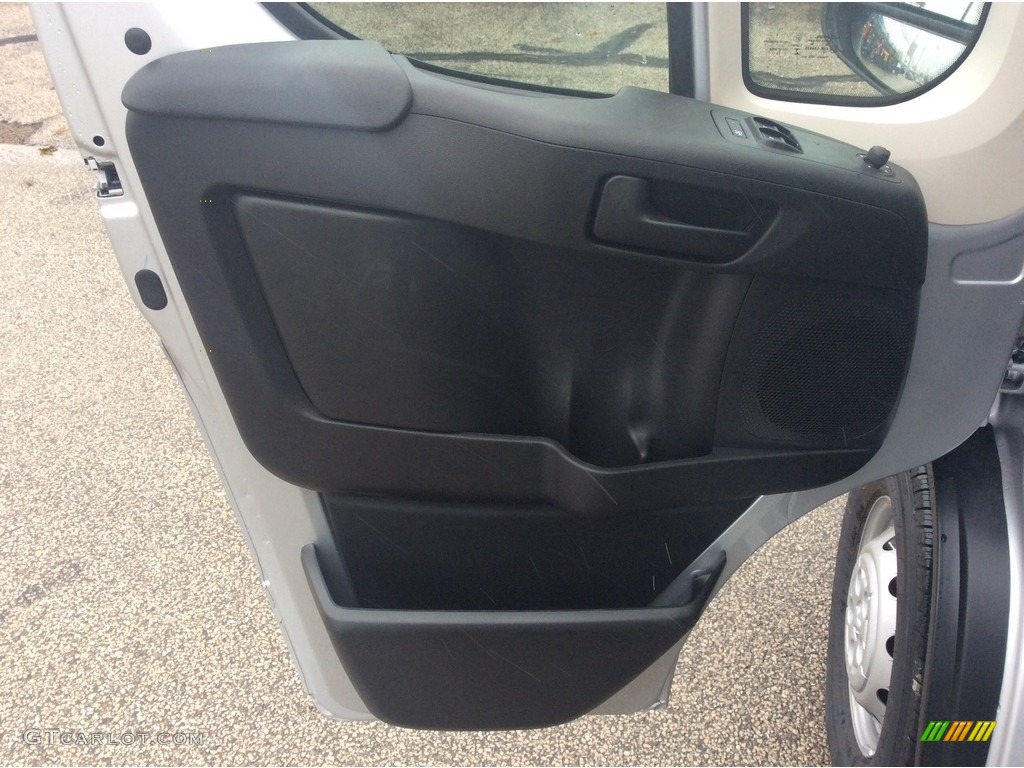 2019 Ram ProMaster 1500 High Roof Cargo Van Black Door Panel Photo #136296383